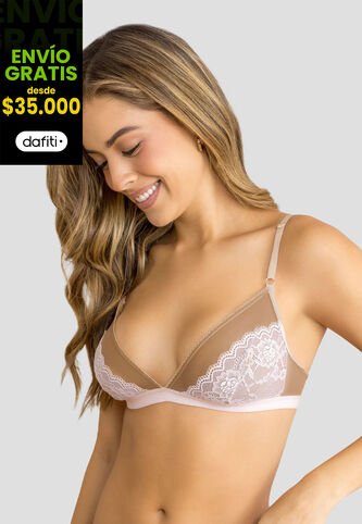 Bralette Mujer Rosa Fi 111902 Formas Intimas