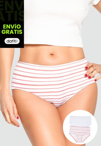 Panty Paq X2 Mujer Estampado FI 96471 Formas Intimas