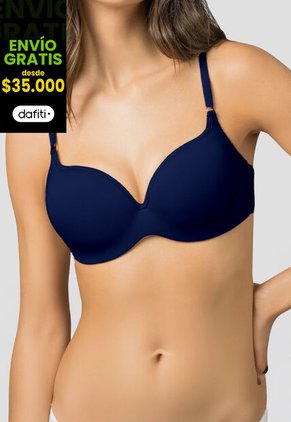 Brasier Mujer Azul Navy Fi 68884