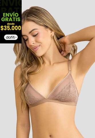 Bralette Mujer Chocolate Fi 111902 Formas Intimas