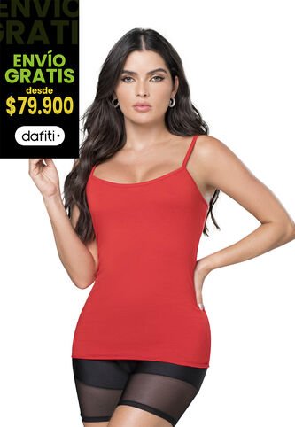 Camisilla Interior Mujer Rojo FI 3248 Formas Intimas