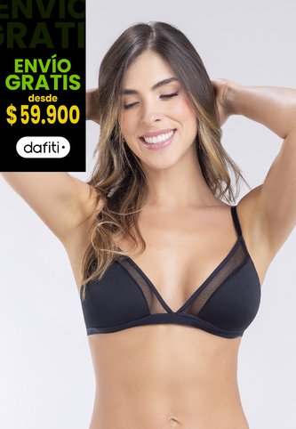 Brasier Mujer Negro FI 88163 Formas Intimas