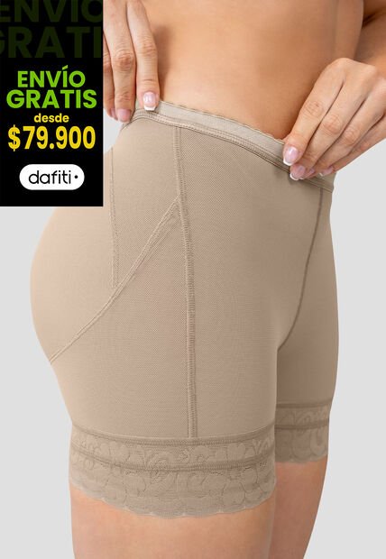 Short Levanta Cola Mujer Gris FI 105326