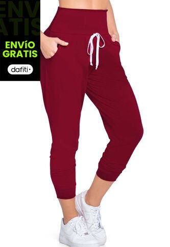 Pantalón Sudadera Mujer Vinotinto FI 77393 Formas Intimas