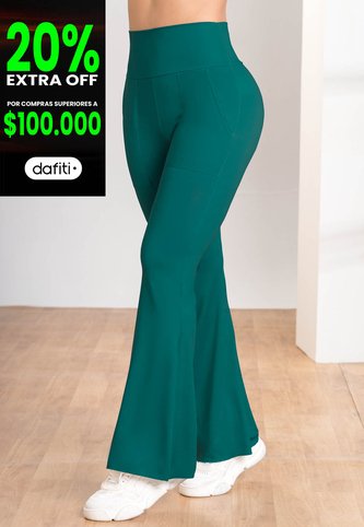 Pantalón Mujer Verde Jade FI 2601 Formas Intimas