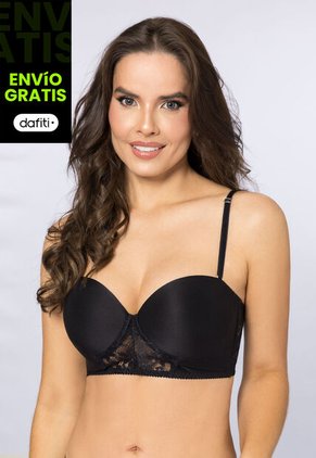 Bustier Mujer Negro Fi 110956