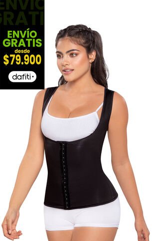 Chaleco Mujer Negro FI 88271 Formas Intimas