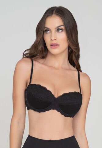 Brasier Mujer Negro FI 103349 Formas Intimas