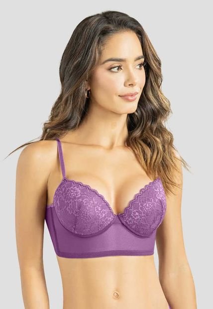 Bustier Mujer Ciruela Fi 111694