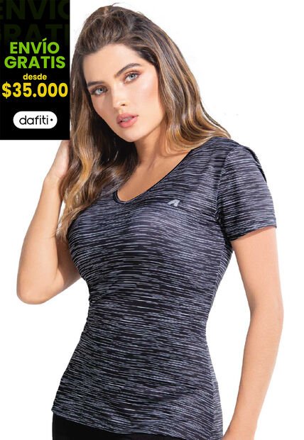 Camiseta Mujer Negro FI 77687