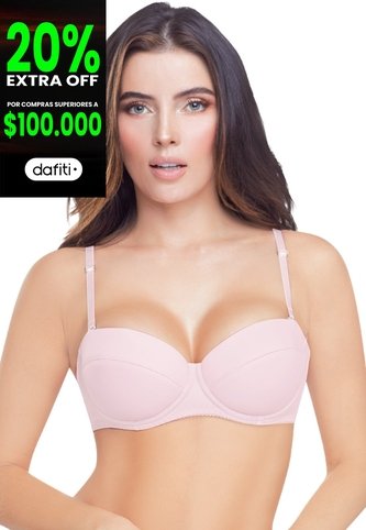 Brasier Adulto Palo De Rosa FI 83934 Formas Intimas