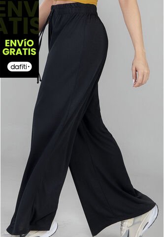 Pantalón Sudadera Mujer Negro FI 8618 Formas Intimas