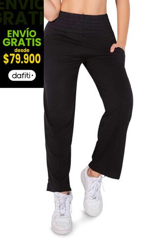 Pantalón Mujer Negro FI 88600 Formas Intimas