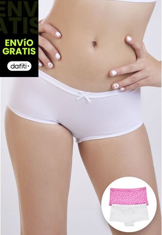 Cachetero Paq X2 Infantil Femenino Lila Tech FI 92352 Formas Intimas