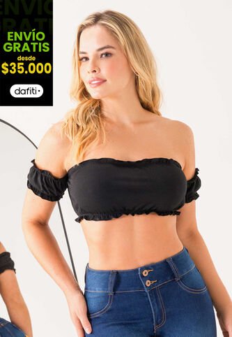 Top Negro FI 979 Formas Intimas