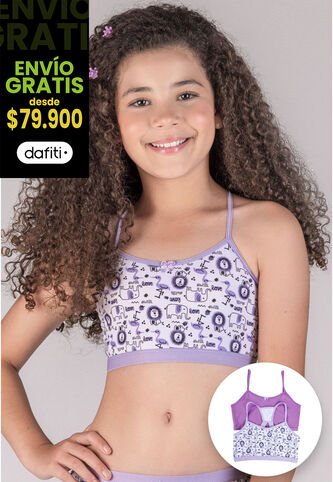 Top Paq X2 Infantil Mora FI 79155 Formas Intimas