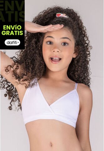 Brasier Principiante Infantil Blanco FI 79152 Formas Intimas