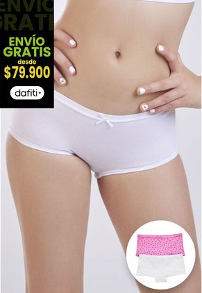 Cachetero Paq X2 Infantil Femenino Lila Tech FI 92352