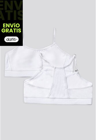 Top Paq X2 Infantil Blanco FI 96166 Formas Intimas