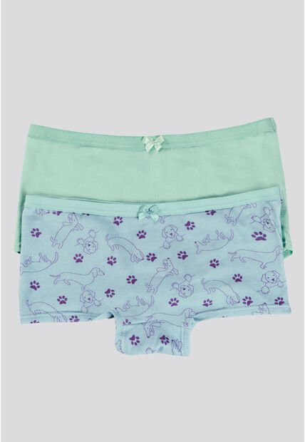 Bóxer Paq X2 Infantil Cristal FI 10005423