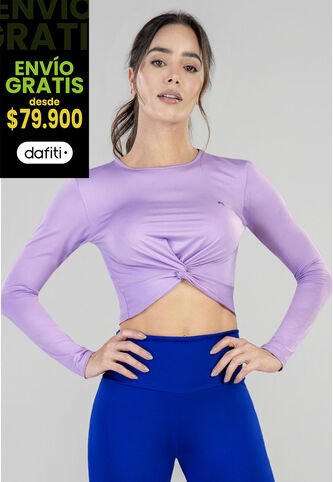 Crop Top Mujer Lila Tech FI 79205 Formas Intimas