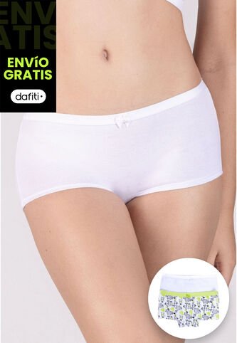 Bóxer Paq X2 Infantil Verde Menta FI 79156 Formas Intimas