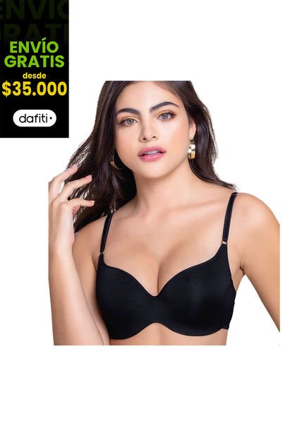 Brasier Adulto Femenino Negro FI