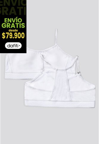 Top Paq X2 Infantil Blanco FI 96166 Formas Intimas