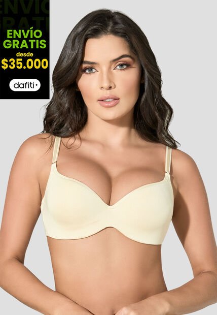 Brasier Mujer Caqui Fi 68884