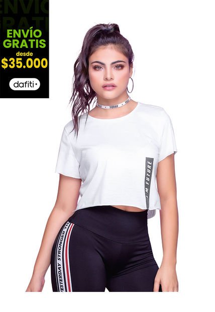 Camiseta Adulto Femenino Blanco FI