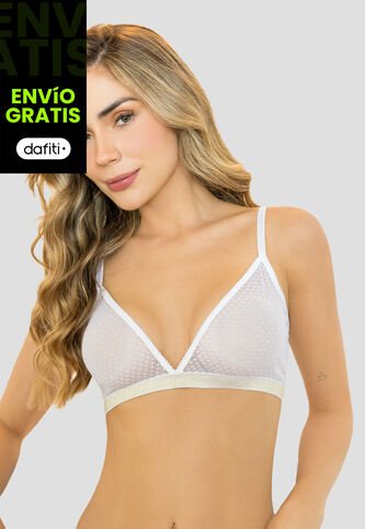 Bralette Mujer Blanco Fi 112786 Formas Intimas
