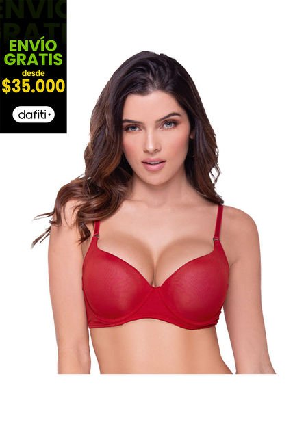Brasier Adulto Femenino Rojo FI