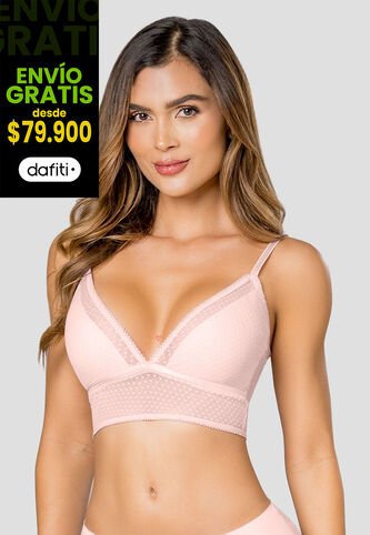 Bralette Mujer Rosa Fi 113760 Formas Intimas