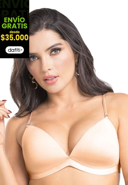 Brasier Mujer Beige Fi 2514