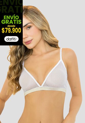 Bralette Mujer Blanco Fi 112786 Formas Intimas