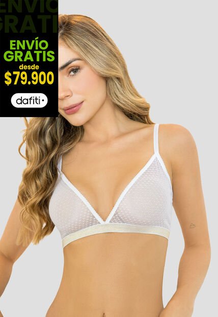 Bralette Mujer Blanco Fi 112786