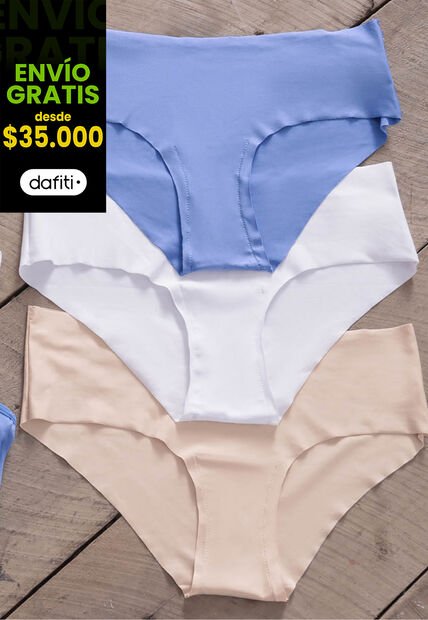 Cachetero Paq X3 Mujer Multicolor FI 9808