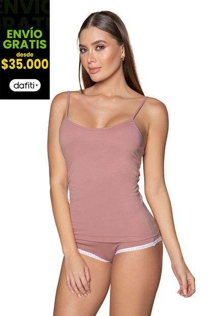 Pijama Mujer Rosa FI 100027