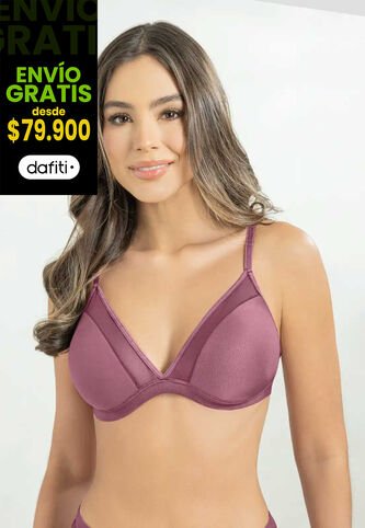 Brasier Mujer Ciruela Fi 88163 Formas Intimas