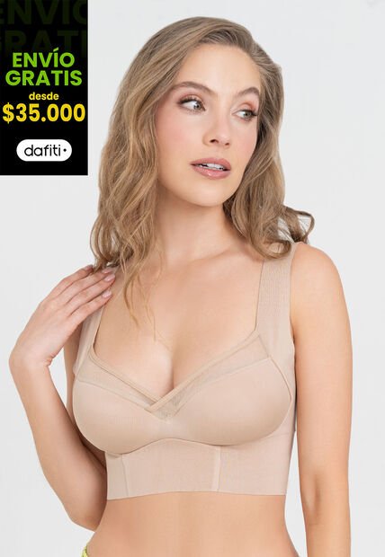 Brasier Mujer Beige Fi 104686