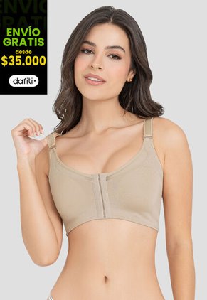 Brasier Mujer Beige Fi 104701