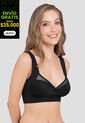 Brasier Mujer Negro Fi 104686 de Formas Intimas