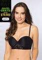 Bustier Mujer Negro Fi 110956 de Formas Intimas
