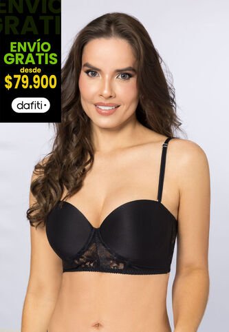 Bustier Mujer Negro Fi 110956 Formas Intimas