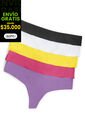 Brasilera Paq X5 Mujer Multicolor FI 4930 de Formas Intimas