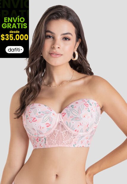 Bustier Mujer Rosa Fi 104311