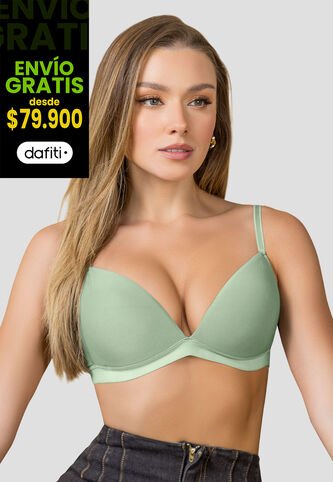 Brasier Mujer Verde Matcha Fi 77787 Formas Intimas