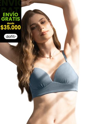 Brasier Para Mujer Azul Acero FI