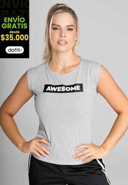 Camisilla Interior Mujer Gris Jaspe FI 1484