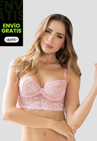 Bustier Mujer Rosa Fi 105087 Formas Intimas